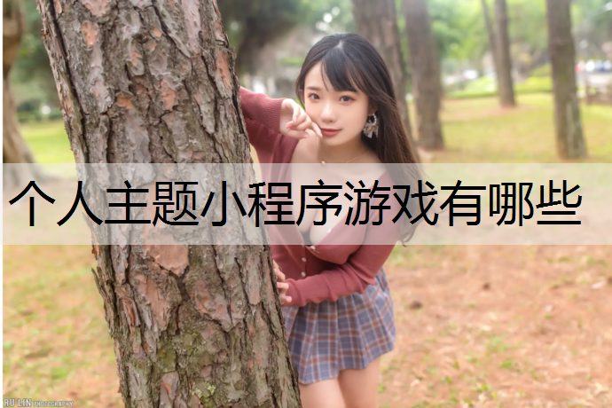个人主题小程序游戏有哪些